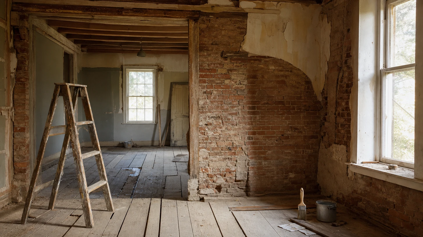 Ordre de rénovation maison ancienne
