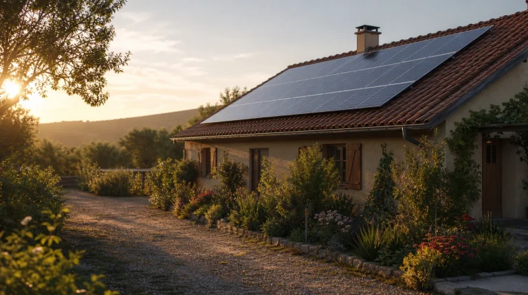 Autonomie énergétique panneaux solaires
