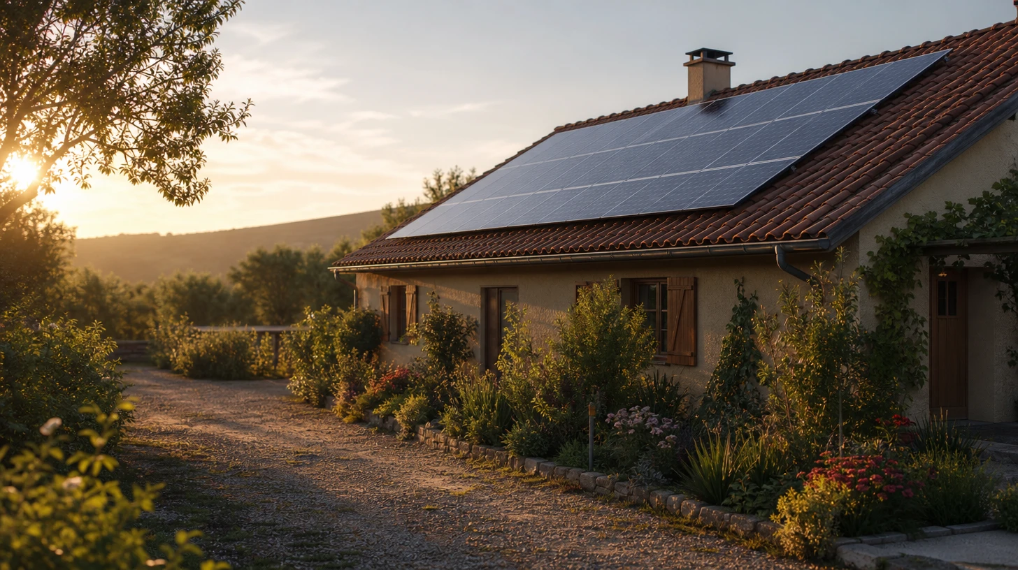 Autonomie énergétique panneaux solaires