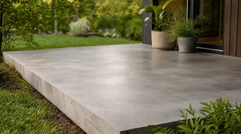 épaisseur dalle béton terrasse